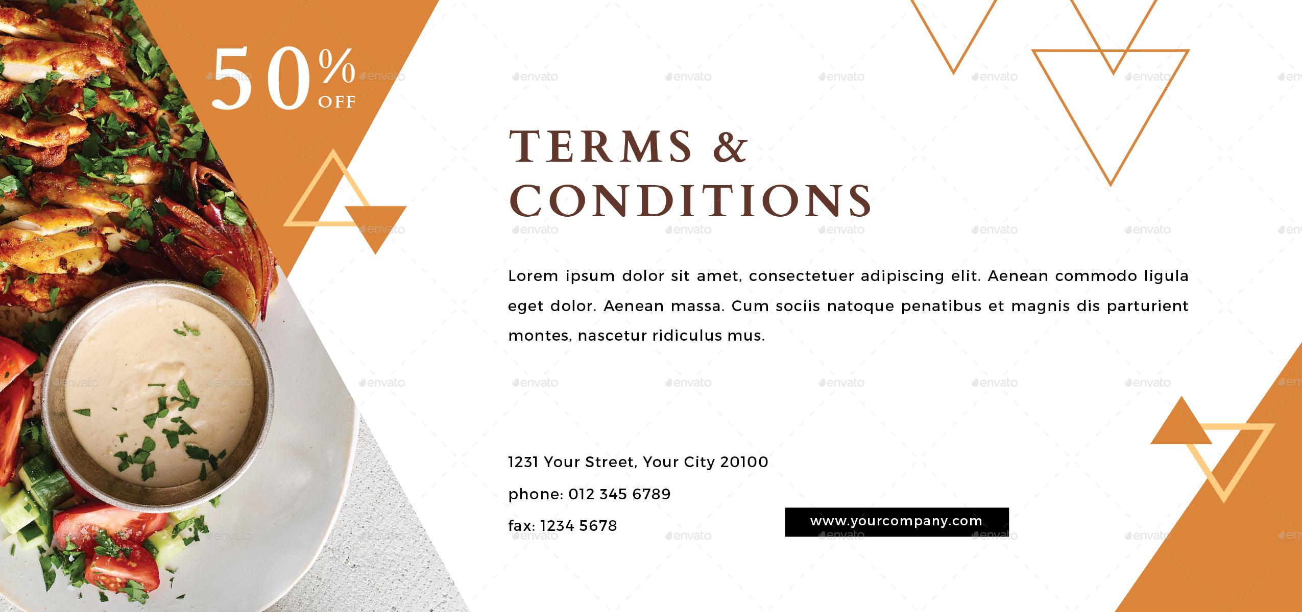 Restaurant Voucher, Print Templates GraphicRiver